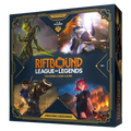 Coffret de démarrage Rift&Loot Riftbound League of Legends avec illustrations des champions Annie, Lux, Garen et Yi