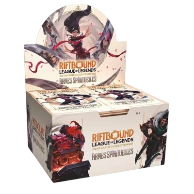 Display Rift&Loot de 24 boosters Riftbound Armes Spirituelles scellée en français pour jeu de cartes à collectionner