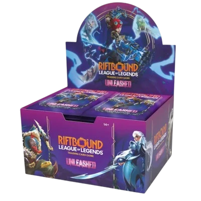 Display Rift&Loot scellée de 24 boosters Riftbound League of Legends Déchaînement en français