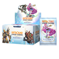Boîte de boosters Rift&Loot RIFTBOUND League of Legends Radiance avec illustrations colorées de champions